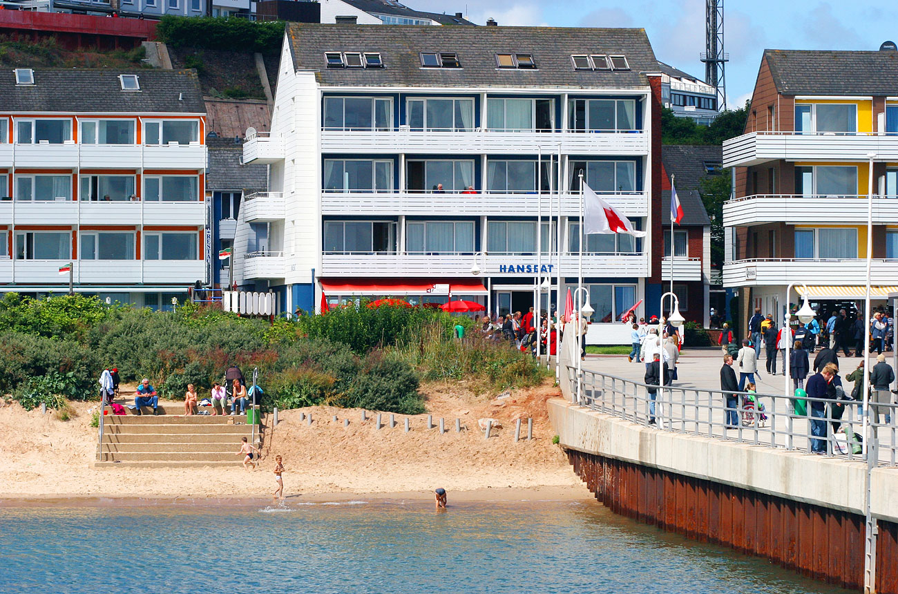 Haus Hanseat Hotel Helgoland Aussen Strand Hotels Apartments