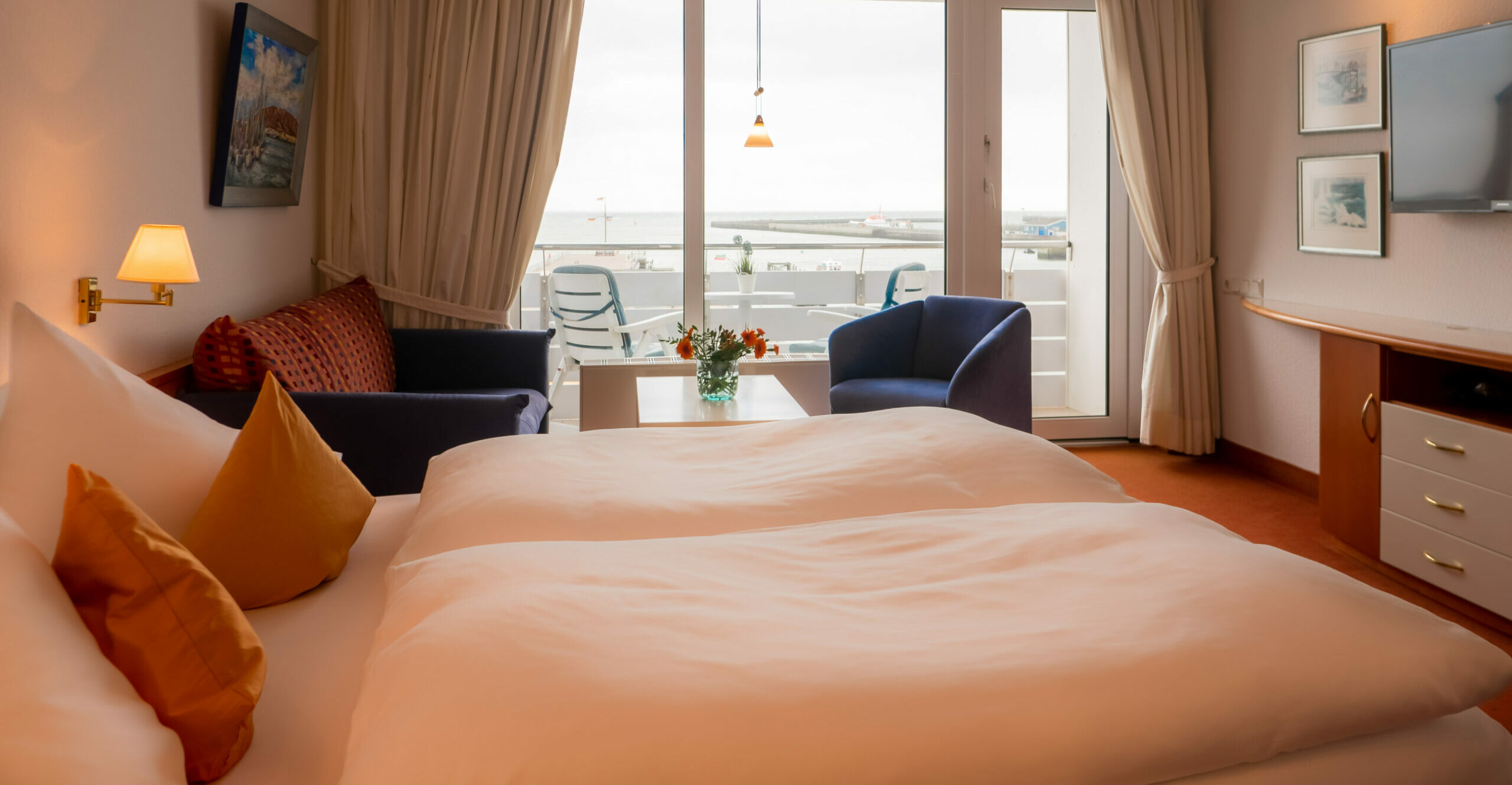 Hanseat Doppelzimmer Balkon